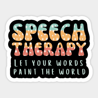 Special Education Neurodiversity OT AAC Language Pathologist Sticker